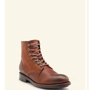 Frye Leather Tyler Lace-Up Boots NEW sans Tags